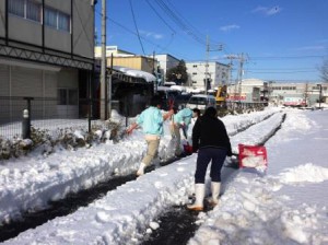 ２月９日 朝の様子